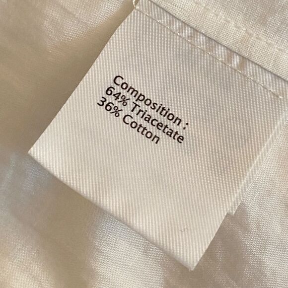 1424 3.1 Phillip Lim Size 10 Whit Lace Yoke Blouse Sleeveless New - Picture 7 of 10